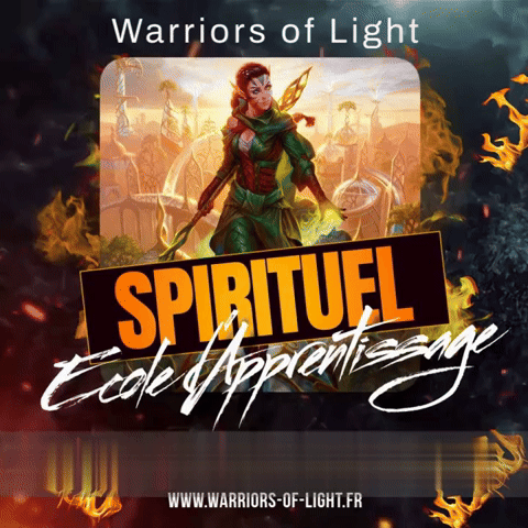FLYER WARRIORS OF LIGHT GIF