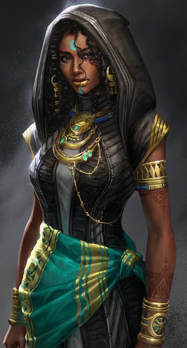 Femme noire habille dor Femme noire habille dor